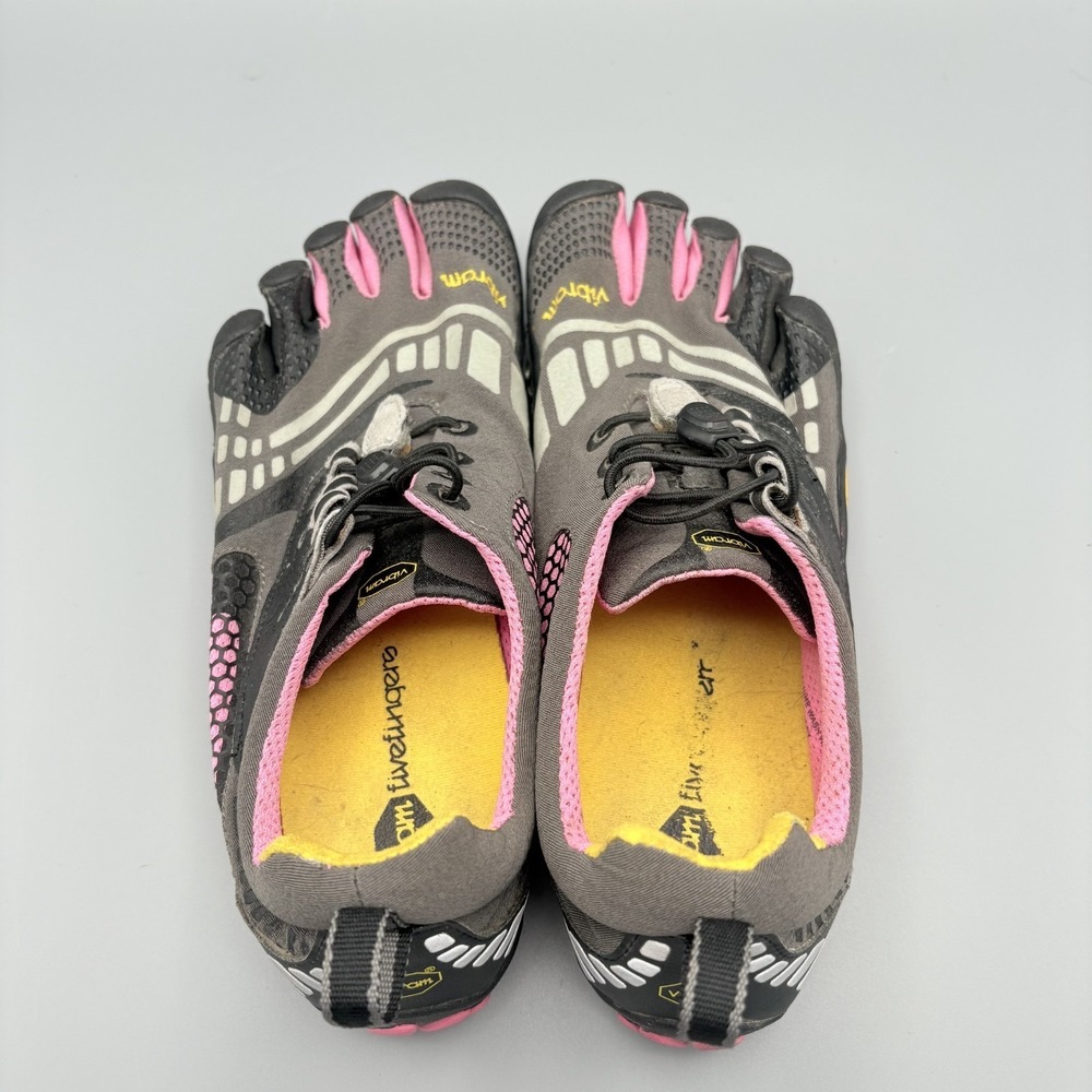 Vibram Five Fingers Shoes Women's EU 40 Black Pink Lace Up Outdoor Sports W3753 - Picture 6 of 11